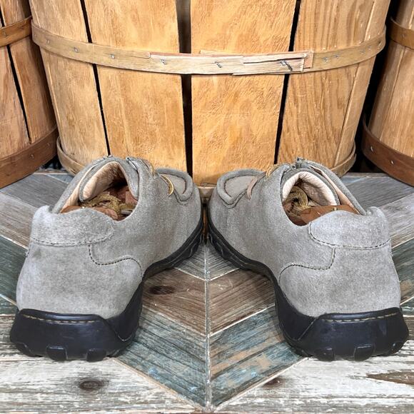 Born Handcrafted 2-Eye Tan Sand Suede Lace-Up Moc Toe Comfort Oxfords Mens 9.5 main image 5